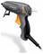 Szara pistolet do kleju na gorąco marki 'Steinel GM 1007' z pomarańczowymi akcentami i przewodem do zasilania elektrycznego.