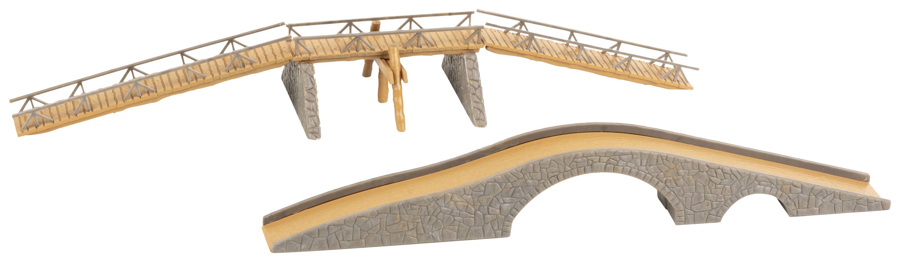 2 пішохідні мости Faller 120526 H0 монтажний комплект 1 шт.