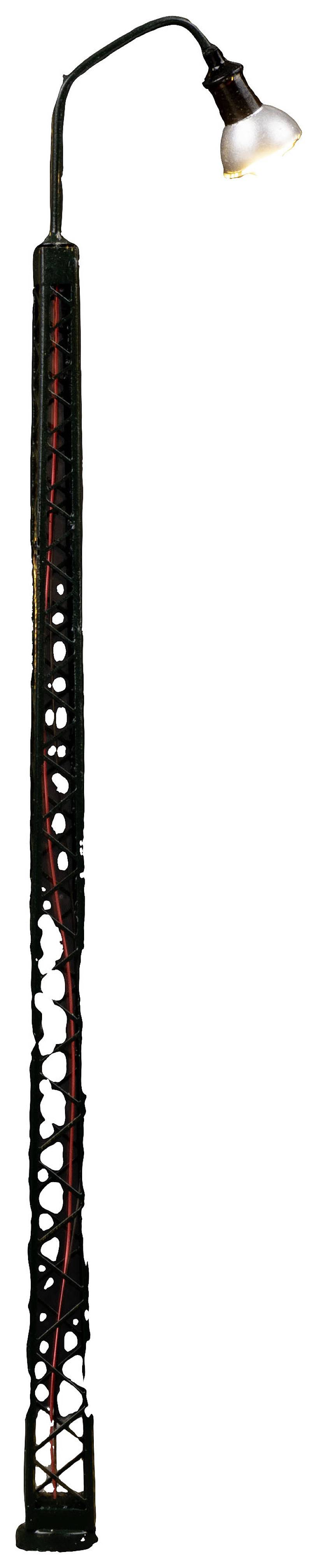 Одинарний металевий вуличний ліхтар Faller H0, готовий до використання, модель 180109, 3 шт.