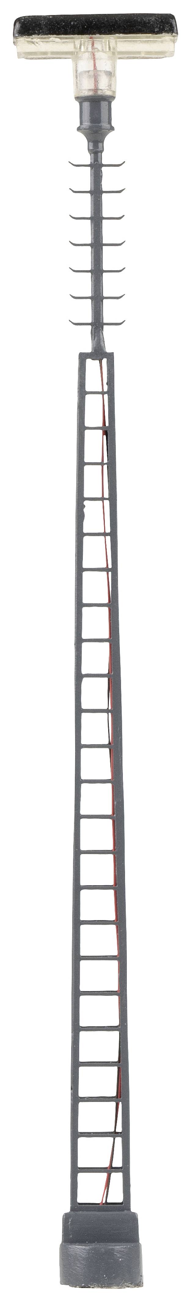 Одинарний металевий вуличний ліхтар Faller H0, готовий до використання, модель 180110, 3 шт.