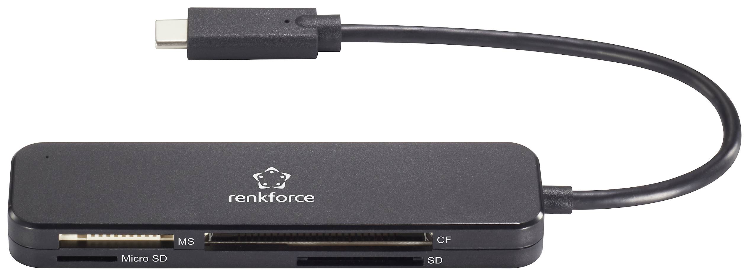 Зовнішній зчитувач карт пам'яті Renkforce RF-PCR-230 RF-5151024 USB-C® (USB 3.2 Gen 1)