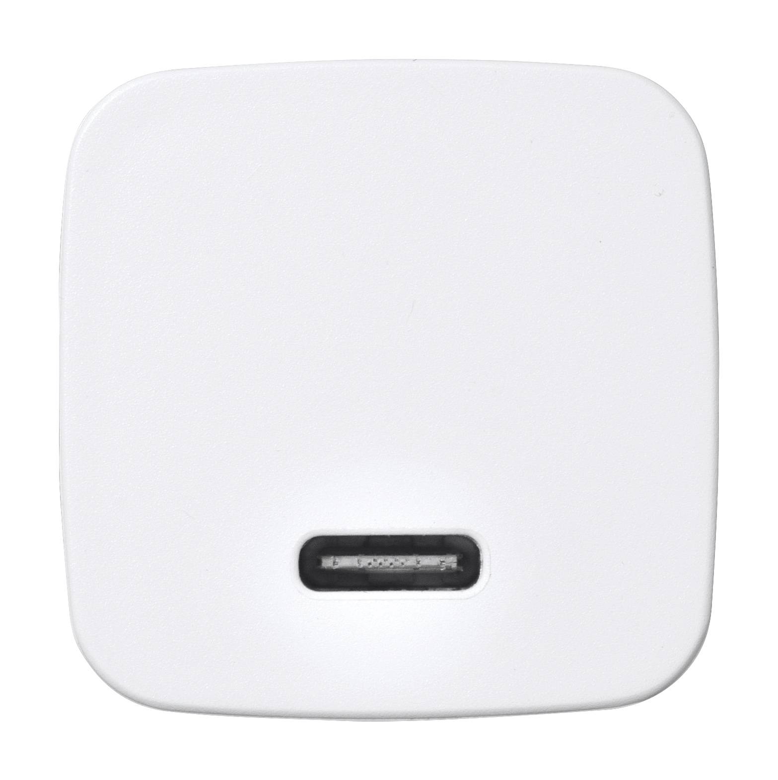 Prostokątne, białe urządzenie elektroniczne z małym, poziomym otworem lub wyświetlaczem pośrodku.