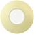 Żółty okrąg z białym środkiem.