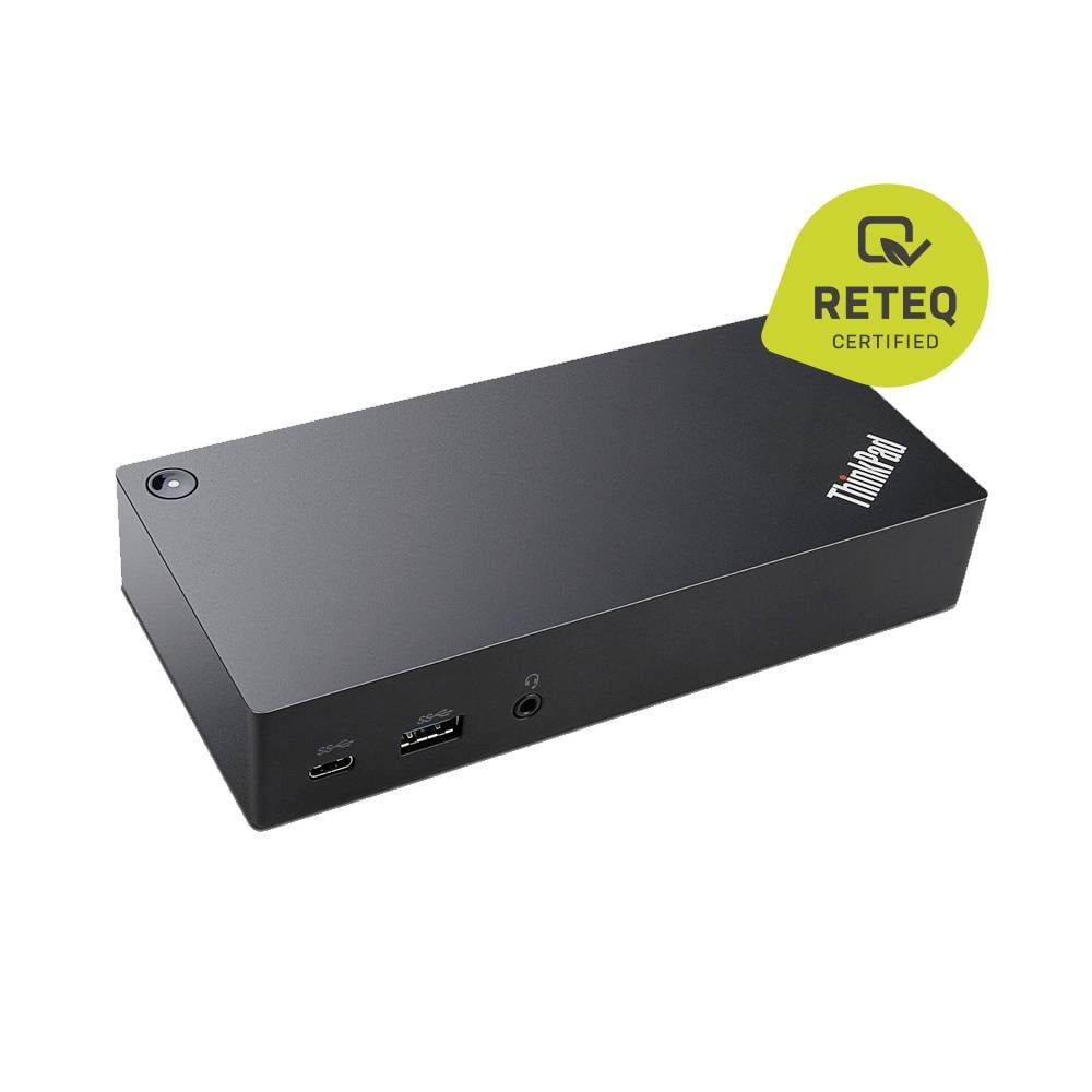 Lenovo USB-C® Refurbished Dock (Дуже добре) ThinkPad USB-C Dock Підходить для бренду: Lenovo Lenovo Thinkpad із функцією заряджанн