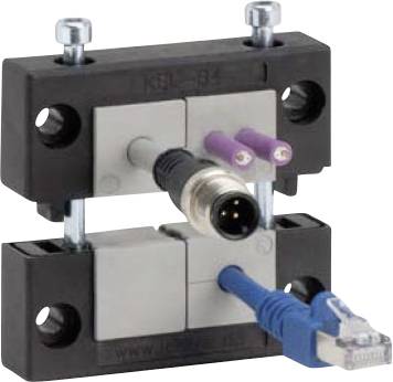 TRU COMPONENTS DVK 6/4 Планка кабельного вводу Максимальний монтажний діаметр 16 мм чорний поліамід 1 шт.