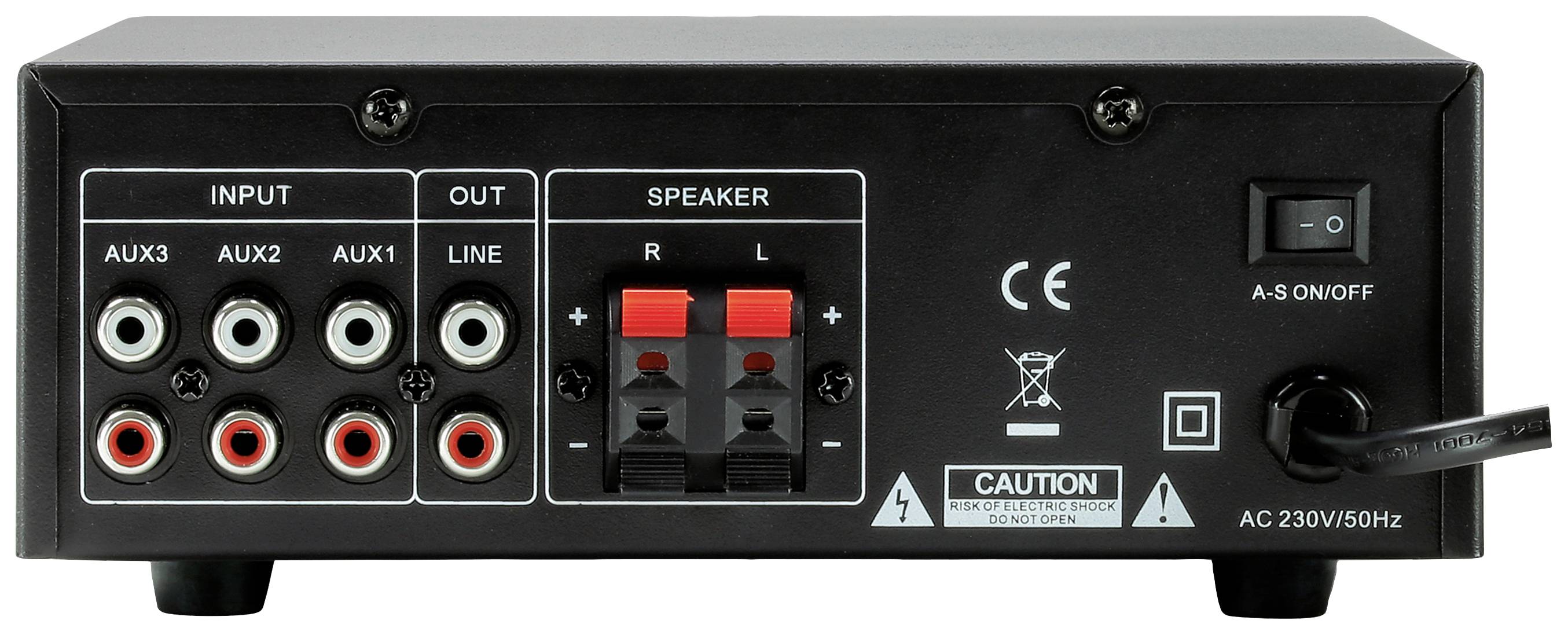 Dynavox 207741 Hi-Fi підсилювач, Немає даних, Срібний