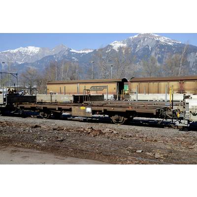 Wagon kontenerowy KATO 7074100 Wagon towarowy RhB Lb-v 7874, 2-osiowy