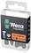 Zestaw pięciu grotów wkrętakowych Wera, typ Impaktor, 851/4 IMP DC, z końcówką PH2, odpornych na uderzenia i pokrytych powłoką diamentową.