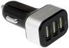 LogiLink Ładowarka USB 25.5 W 3x USB-A czarny samochód osobowy