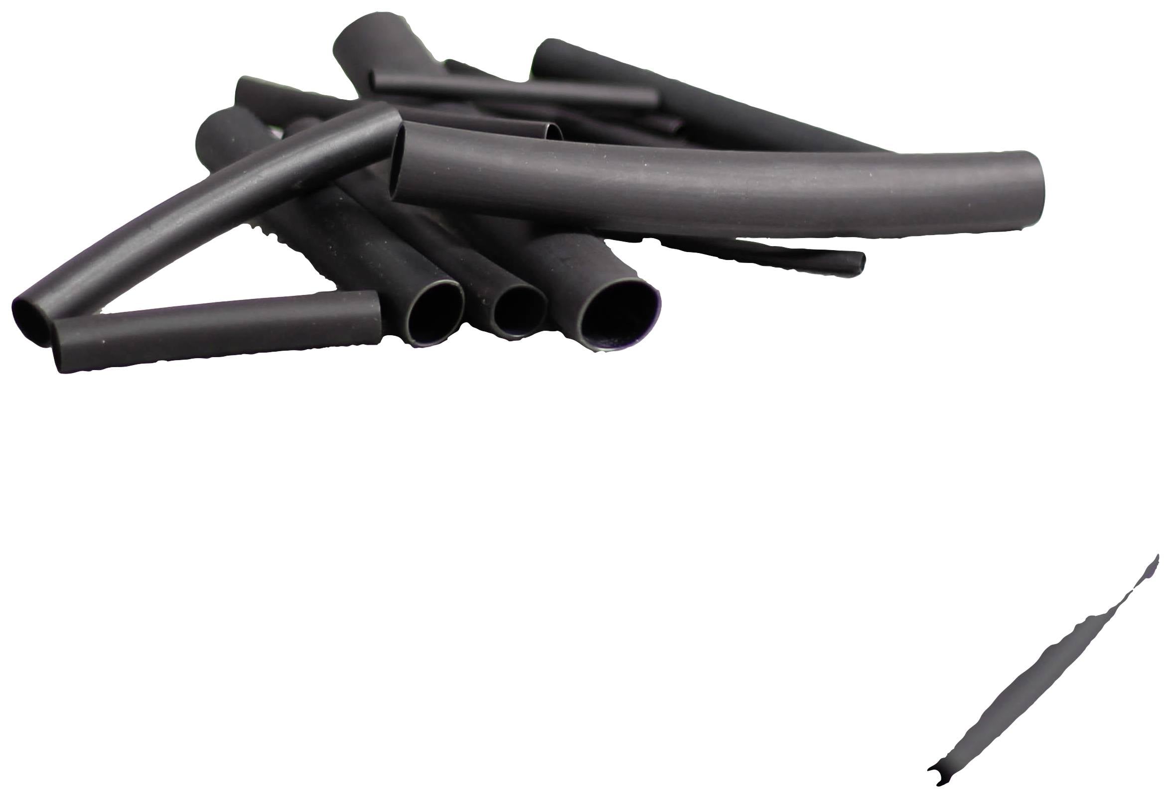 Комплект термоусадочних трубок Quadrios 22CA142 чорний, червоний, жовтий, синій, зелений Коефіцієнт усадки: 2:1 1 комплект