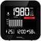 Miernik CO2 wskazuje 1980 ppm, czerwona ikona alarmu świeci się z komunikatem 'POOR', temperatura 25,1°C, wilgotność powietrza 58%.