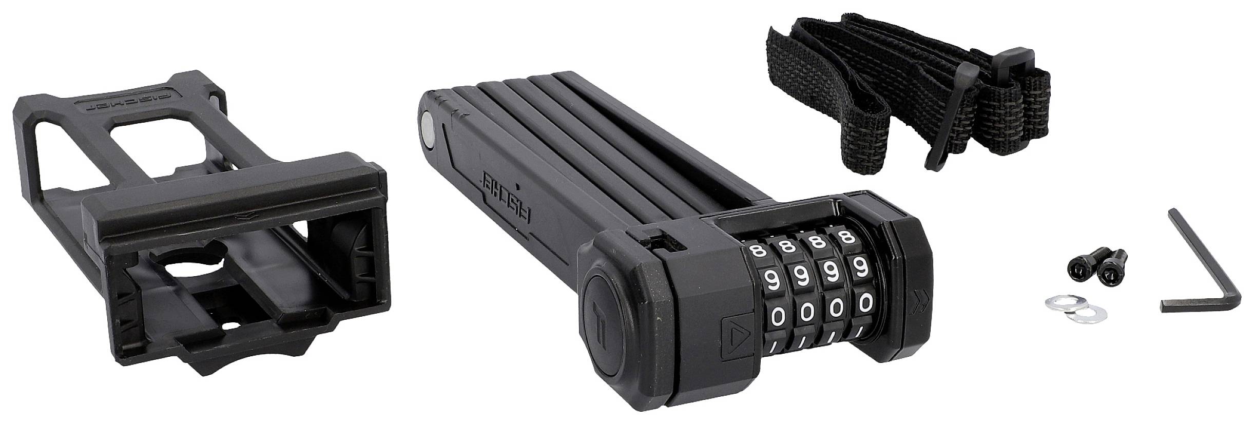 Складний велосипедний замок FISCHER FAHRRAD PROTEC FN85, чорний