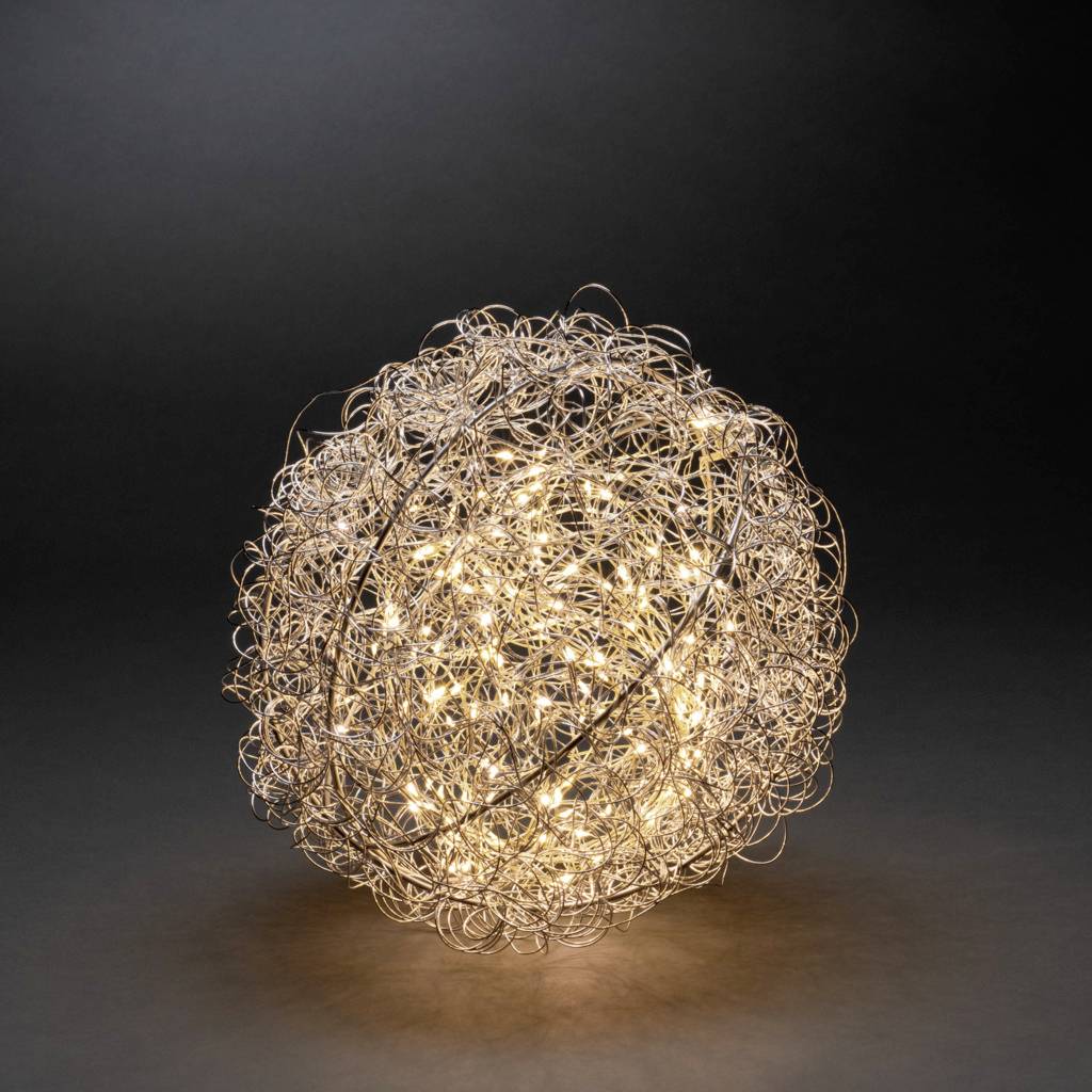 Konstsmide 3515-303 LED Silhouette Sphere EEK F (A - G) теплий білий світлодіодний срібний