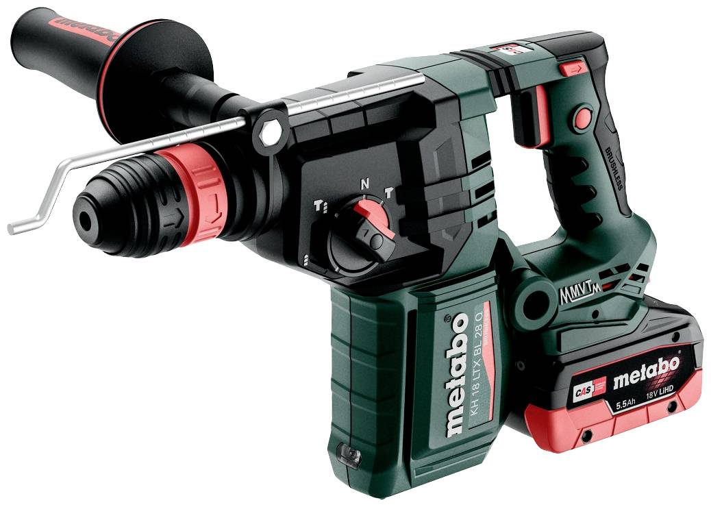 Metabo KH 18 LTX BL 28 Q SDS-Plus - Багатофункціональний акумуляторний перфоратор; 18 В; 5,5 Аг