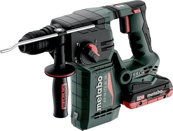 Metabo KH 18 LTX BL 24 SDS-Plus-Młot wielofunkcyjny, akumulatorowy 18 V 4.0 Ah