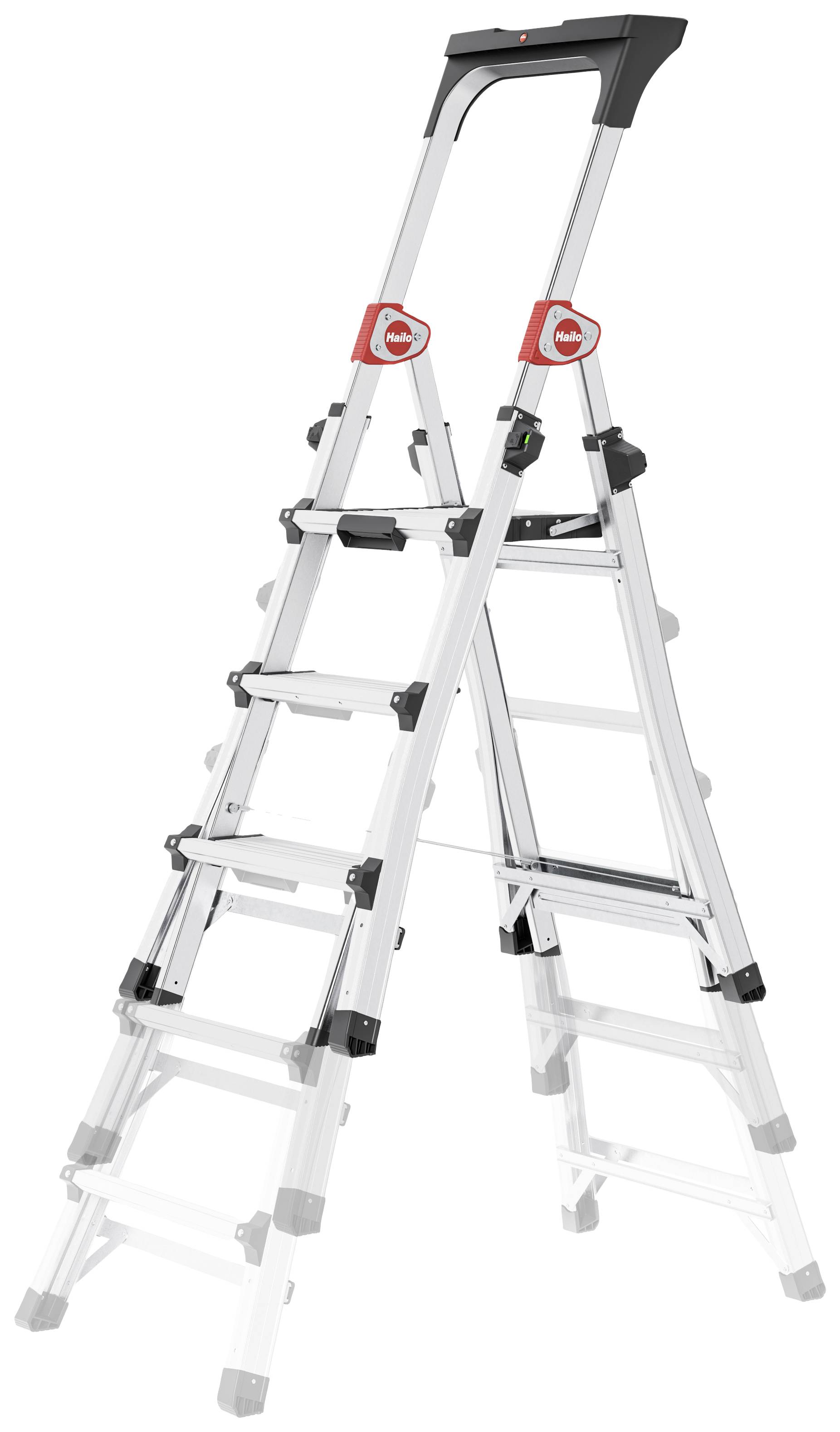 Телескопічна драбина Hailo TL 100 TopLine 8450100, максимальна робоча висота: 3,09 м