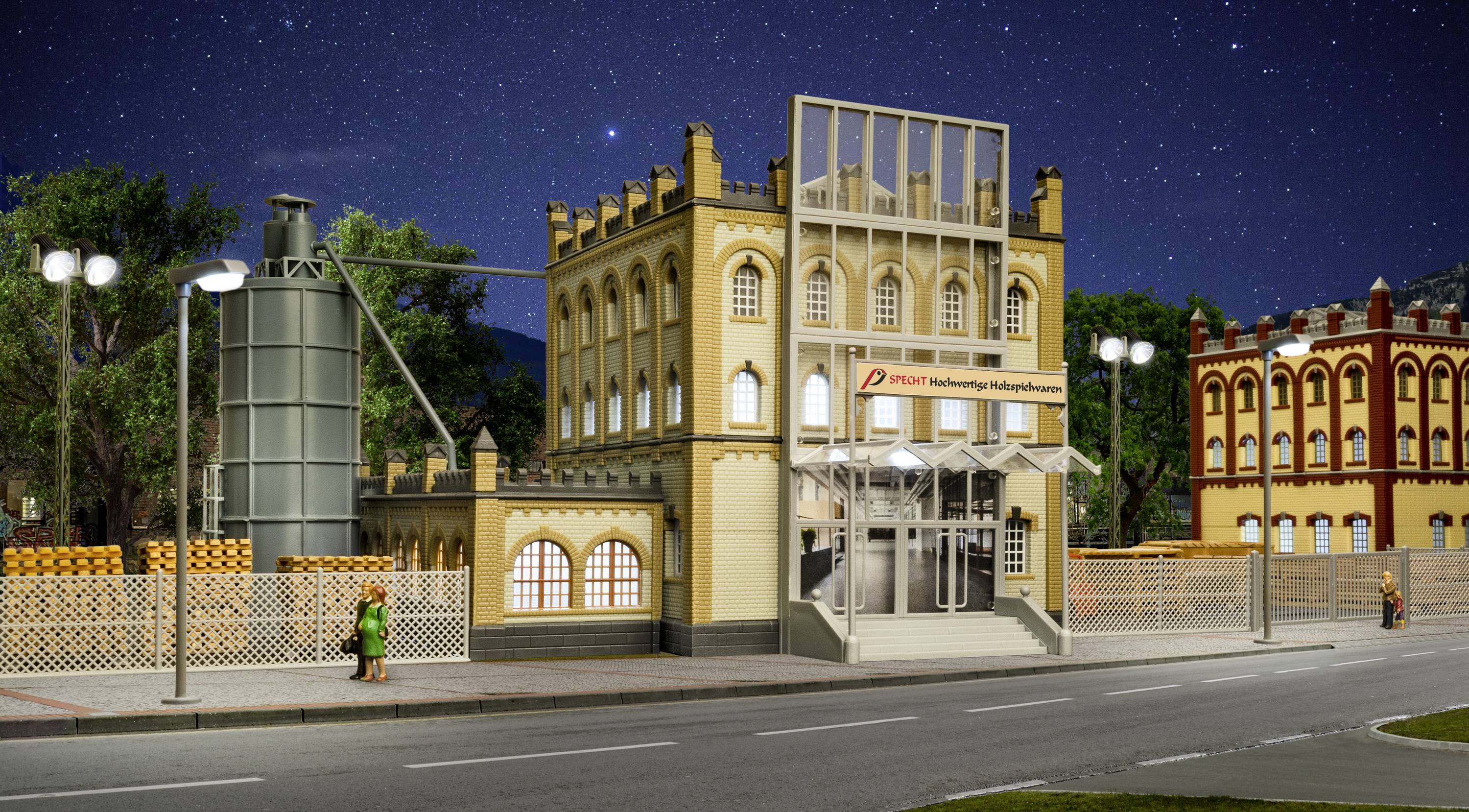 Kibri 39806 Набір для складання H0, фабрика дерев'яних іграшок Specht, 1 шт.