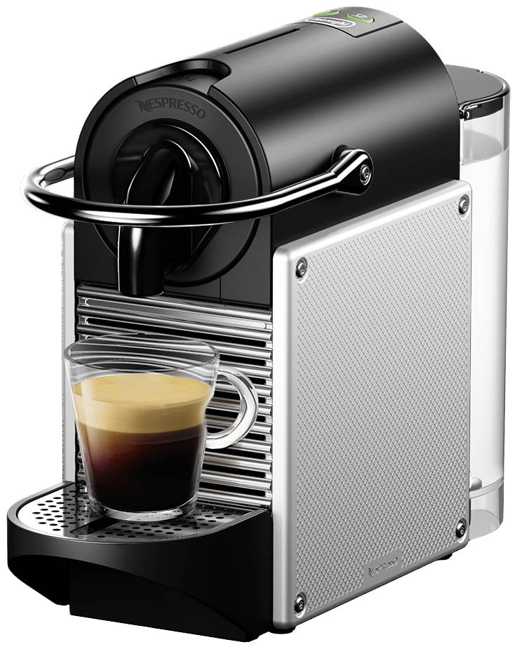 DeLonghi Pixie "Refresh" EN124.S 0132192189 Ekspres do kawy na kapsułki srebrny zaw. kapsułki
