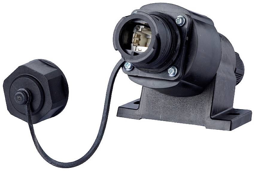 Мережева розетка Metz Connect 1401110012KE 1401110012KE, 1 порт, CAT 6a, поверхневий монтаж