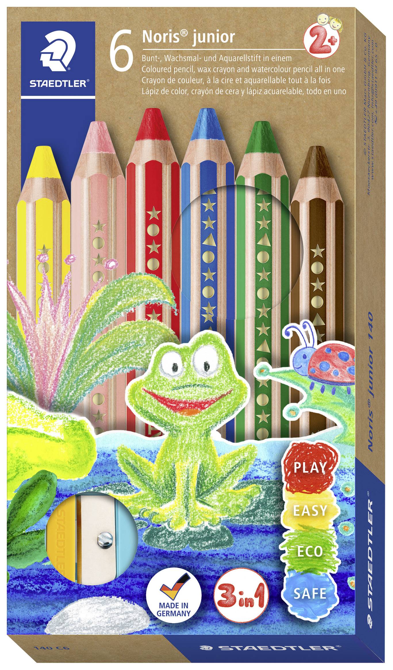 Кольоровий вкладиш Staedtler 140 C6, 6 шт.