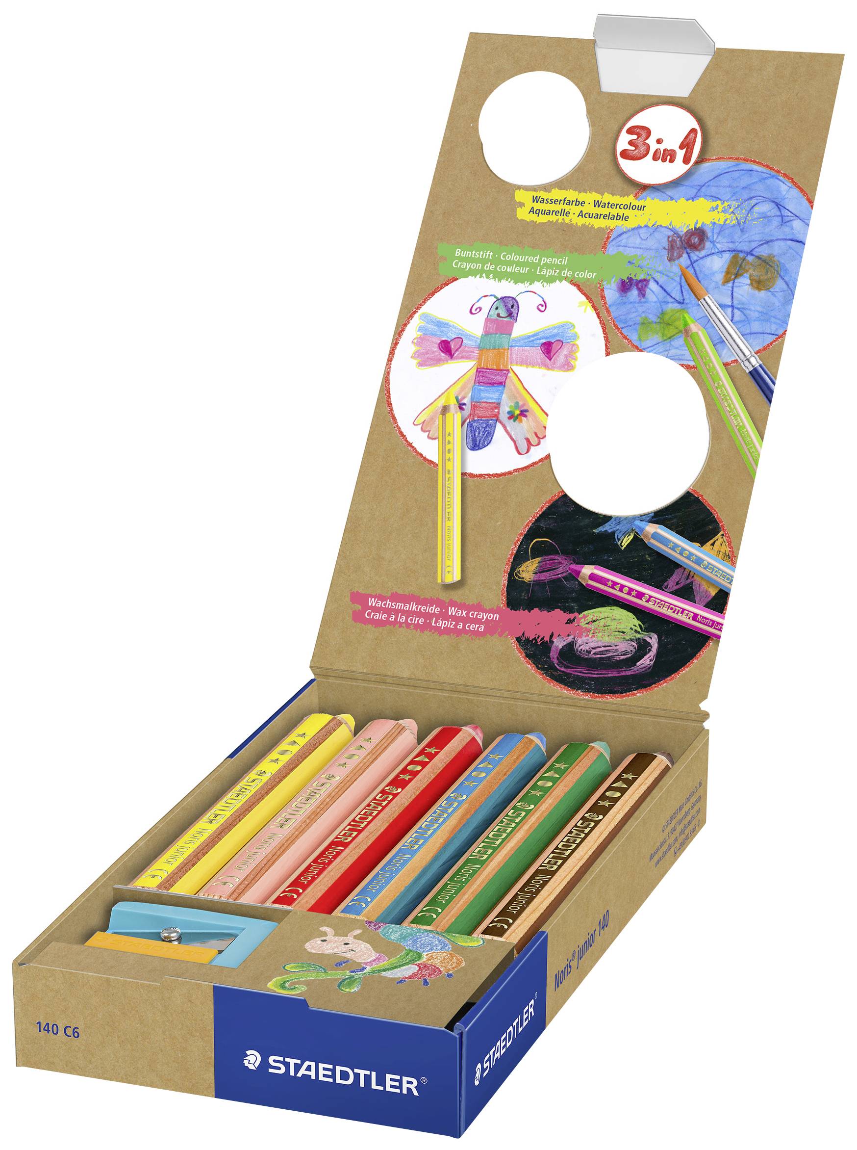 Кольоровий вкладиш Staedtler 140 C6, 6 шт.