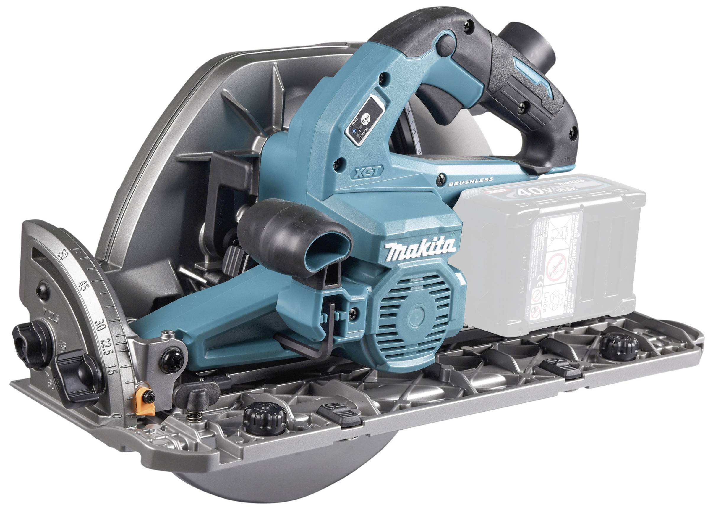Акумуляторна дискова пилка Makita HS011GZ, максимальна глибина різання (90°) 101 мм