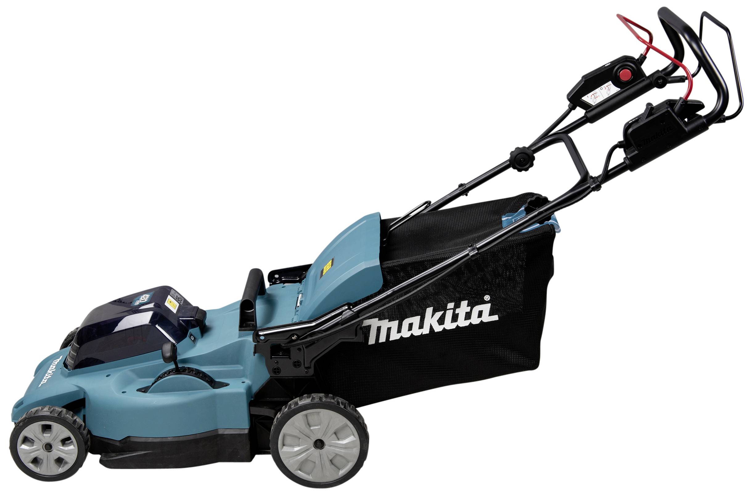 Акумуляторна газонокосарка Makita DLM481Z без акумулятора, без зарядного пристрою 2 x 18 В, максимальна ширина скошування 48 см, п