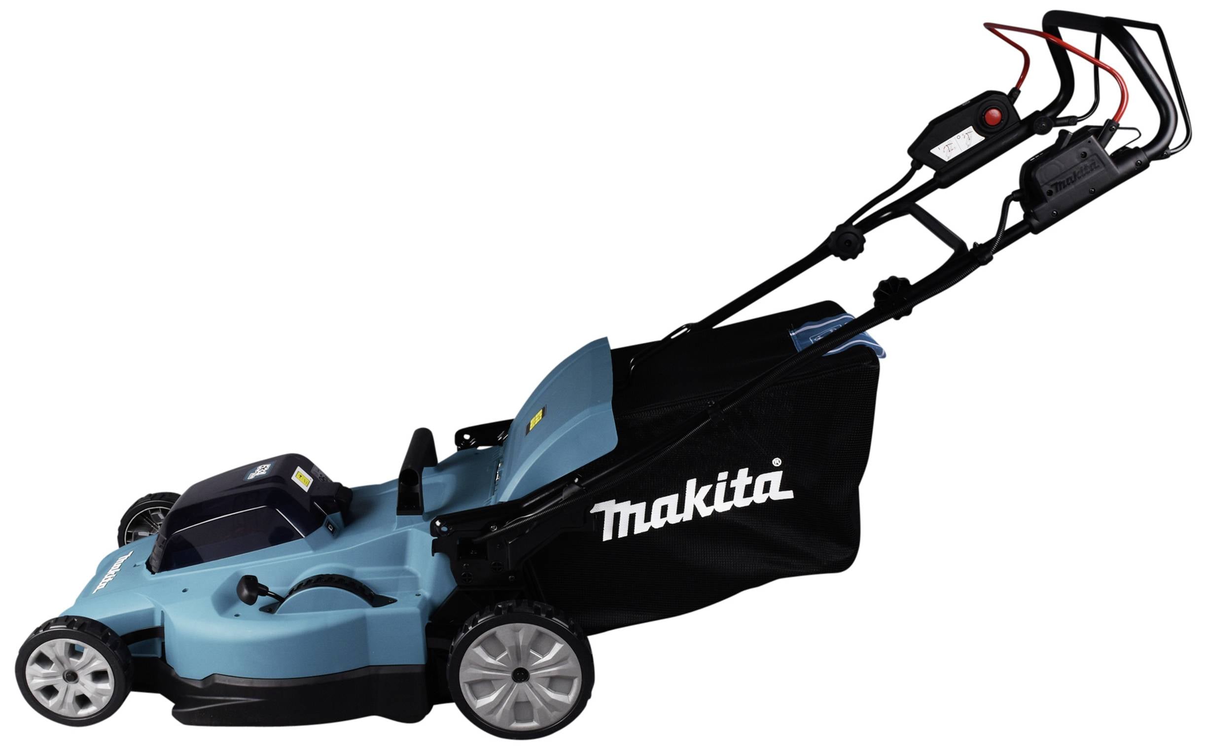 Акумуляторна газонокосарка Makita DLM539PT2 з акумулятором, 2 акумулятори, зарядний пристрій 2 x 18 В, максимальна ширина скошуван