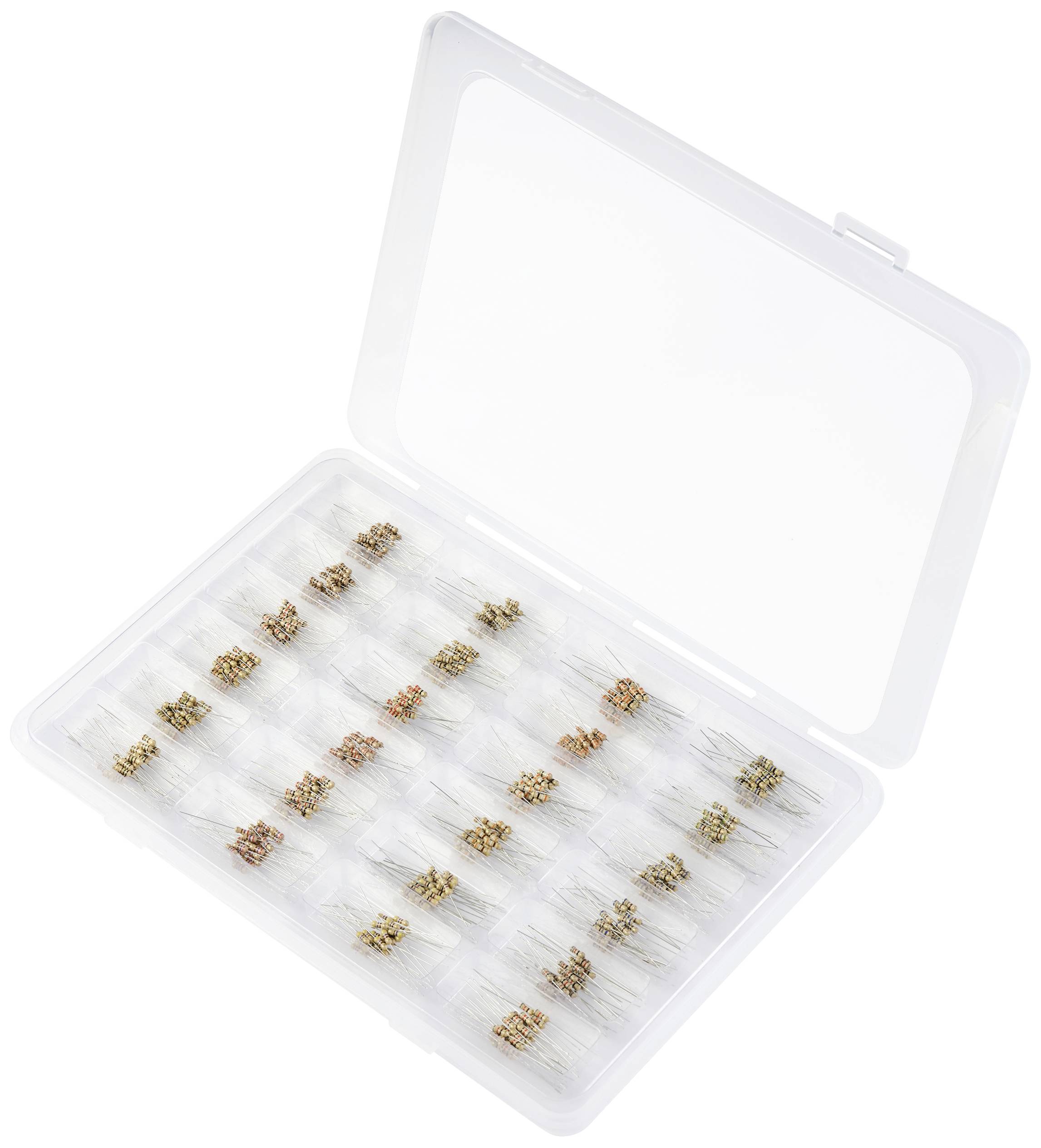 Комплект вуглецевих плівкових резисторів TRU COMPONENTS TC-10358328, осьовий, THD 0207 5% 1 комплект