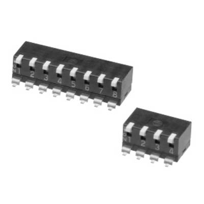 Dwie czarne elektroniczne płytki drukowane z wieloma pinami. Mniejsza ma 4 piny, większa 8 pinów. Są one ponumerowane.