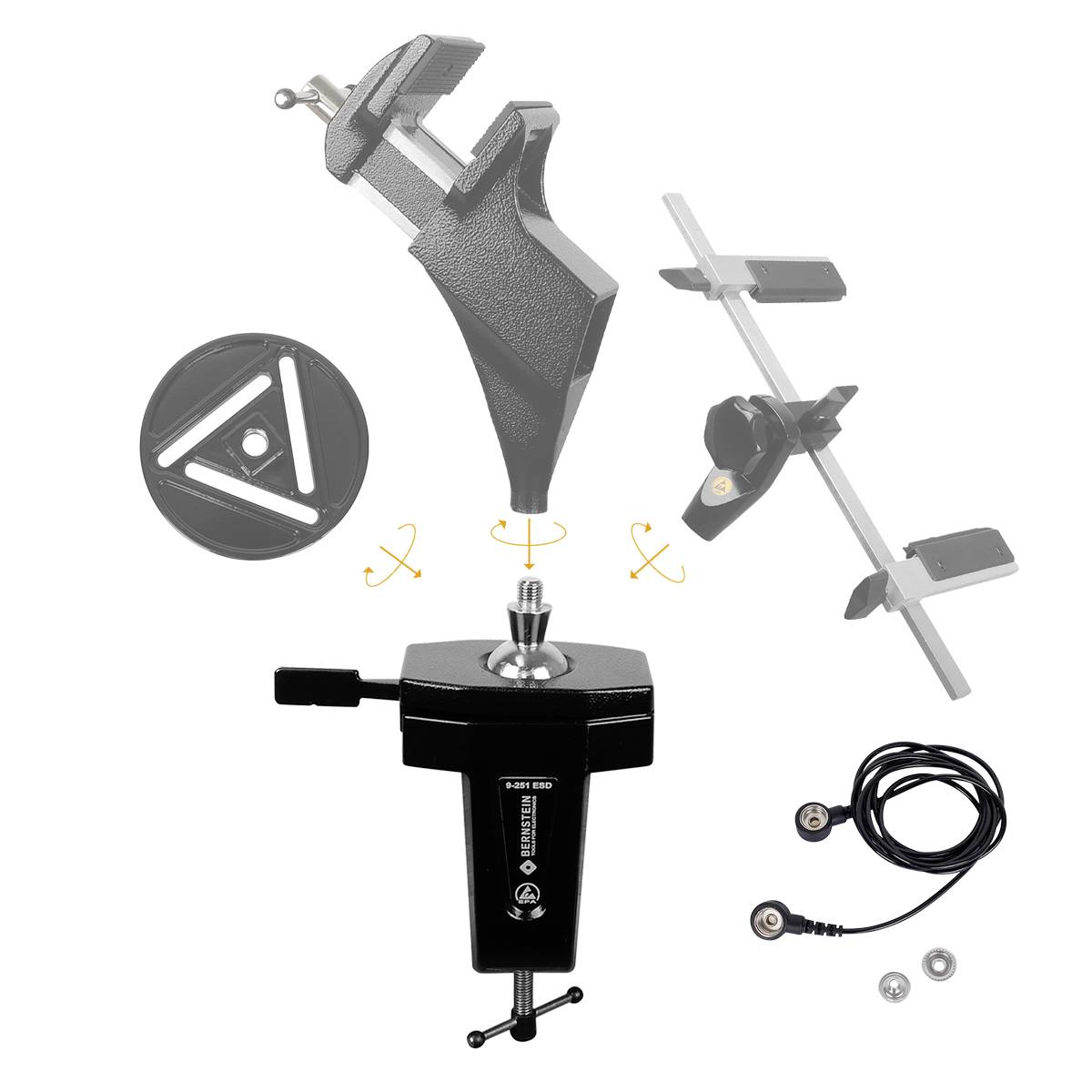 Лещата Bernstein Tools for Electronics 9-250-ESD