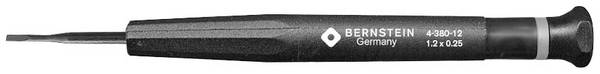 Wkrętak płaski BERNSTEIN Tools for Electronics 4-380-12 4-380-12 Szerokość klingi: 1.2 mm Długość końcówki: 17 mm