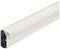 Pojedynczy, biały profil kanału kablowego z tworzywa sztucznego, przeznaczony do organizacji i maskowania przewodów wewnątrz pomieszczeń.