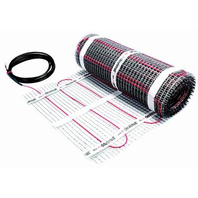 Elektryczna mata grzejna podłogowa: Rolka z wbudowanym przewodem grzewczym, połączona czarnym przewodem. Stosowana do regulacji temperatury.