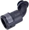 Fränkische Rohrwerke 4890712600 AEPA-23M25PB Złącze śrubowe do węża czarny M25 x 1.5 23 mm 90° 6 szt.