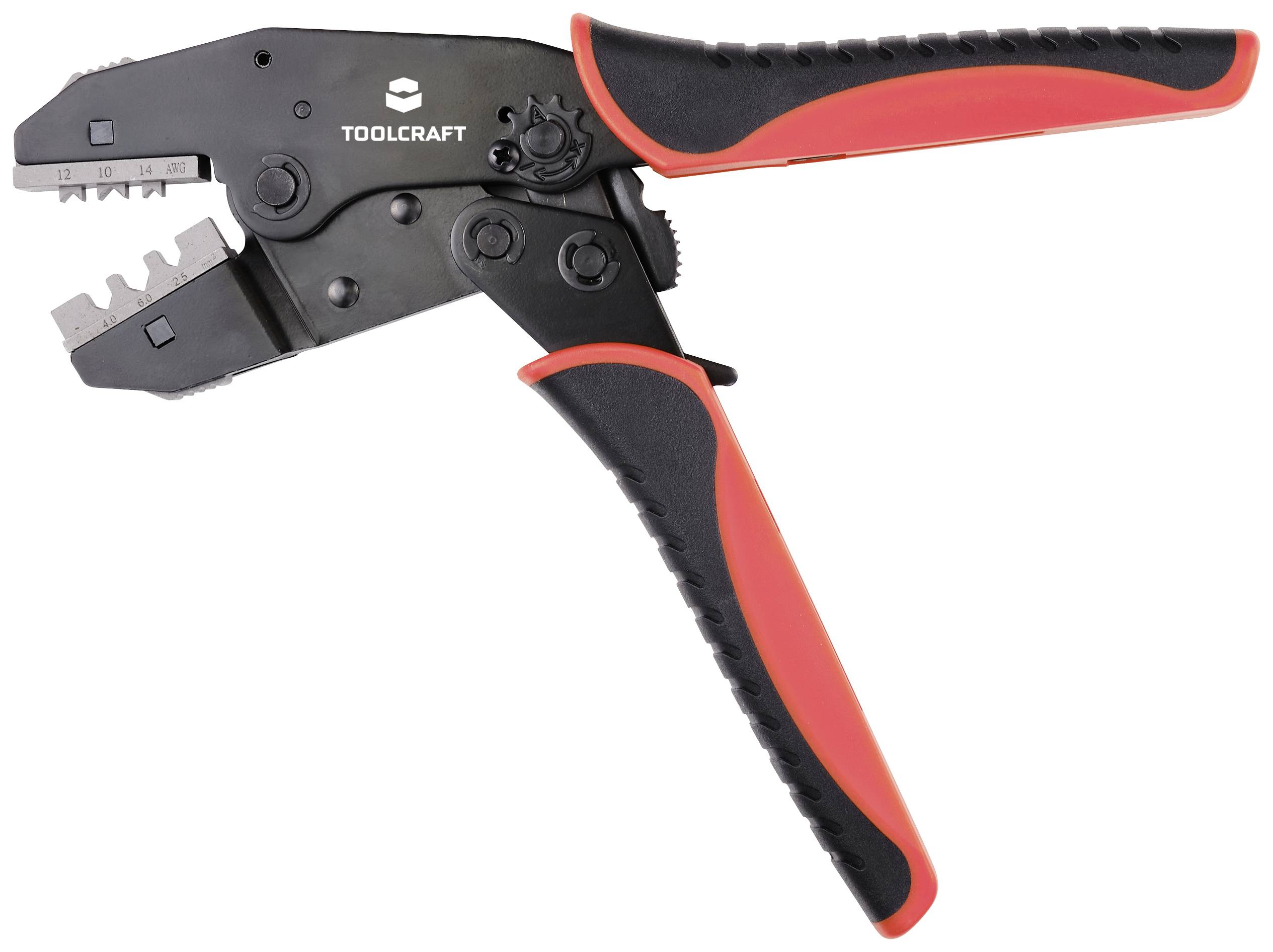 Набір TOOLCRAFT TO-7827786 - обтискний інструмент 280 мм з обтискним набором у коробці 1 комплект