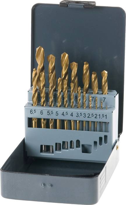 Набір спіральних свердел по металу kwb 421856 19 предм.