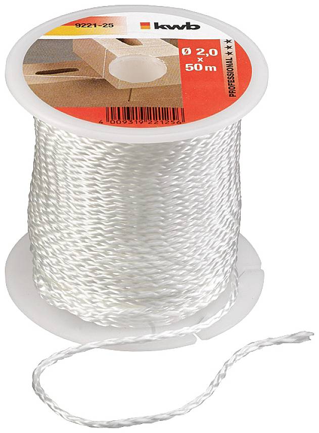 kwb 922125 Шнур для кладки 2 мм білий 50 м