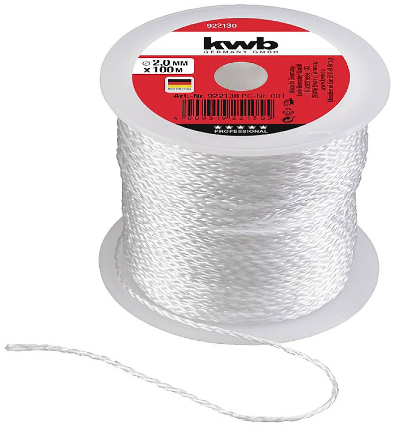 kwb 922130 Шнур для кладки 2 мм білий 100 м