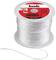 Biała nylonowa linka na rolce, średnica 2 mm, długość 100 m, marka KWB. Odpowiednia do różnych zastosowań w domu i ogrodzie.