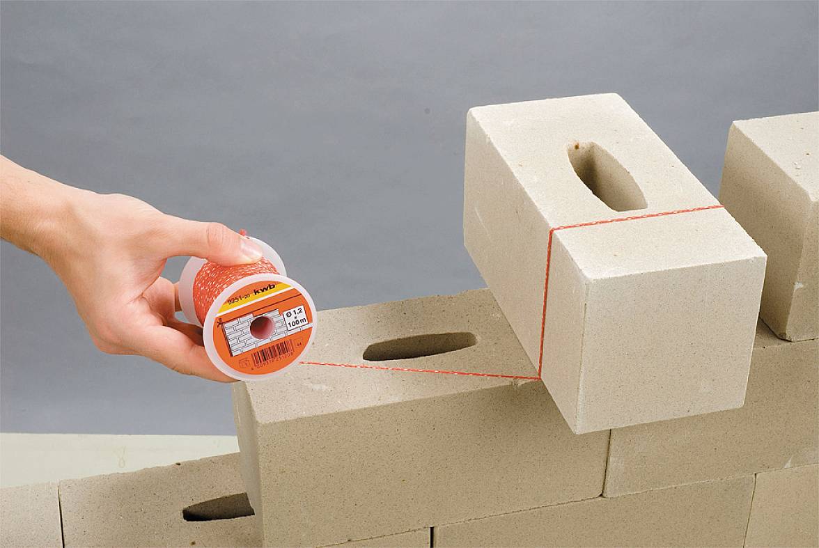 kwb 925120 Шнур для кладки 1,2 мм червоний 100 м