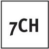 Czarny kwadrat z białą ramką i białym napisem '7CH' pośrodku.