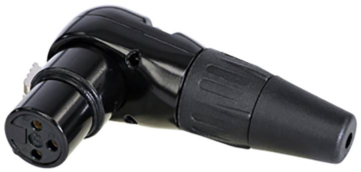 Роз'єм XLR Rean AV RC3FR-B чоловічий, кутовий Кількість контактів: 3 1 шт.