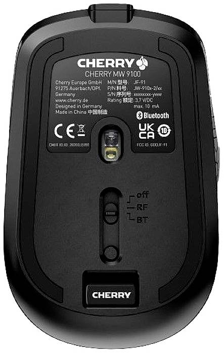 Бездротова мишка, радіо, Bluetooth® CHERRY JW-9100-2 2400 dpi