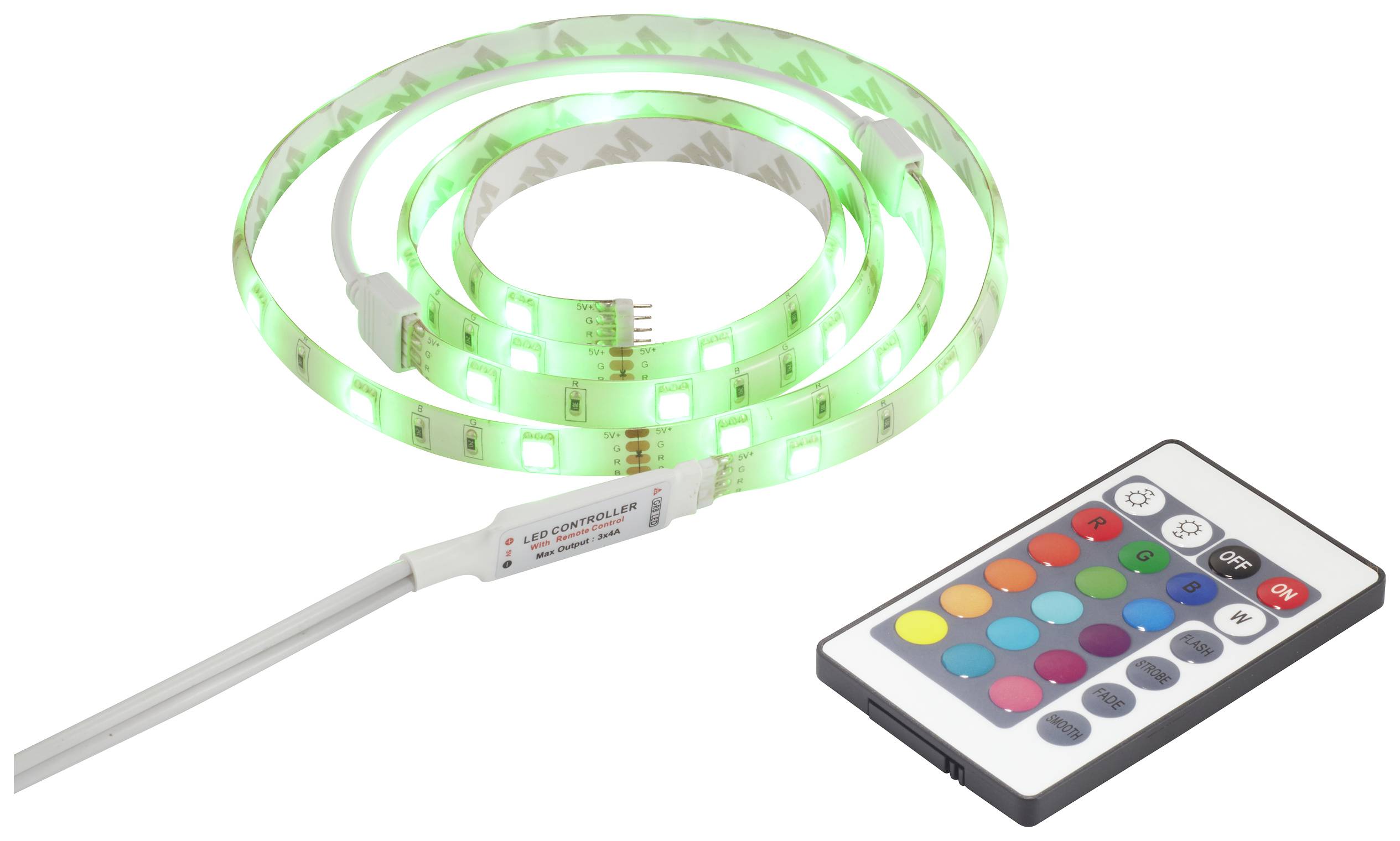 Комплект світлодіодної стрічки Sygonix SY-5225288 з роз'ємом 