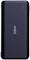 Czarny powerbank z logo 'VERICO' pośrodku. W górnym prawym rogu cztery niebieskie diody LED wskazujące poziom naładowania.
