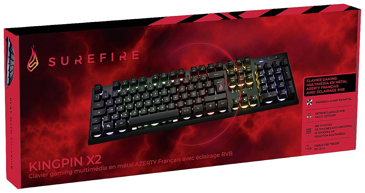Ігрова клавіатура Surefire Gaming KingPin X2 AZERTY