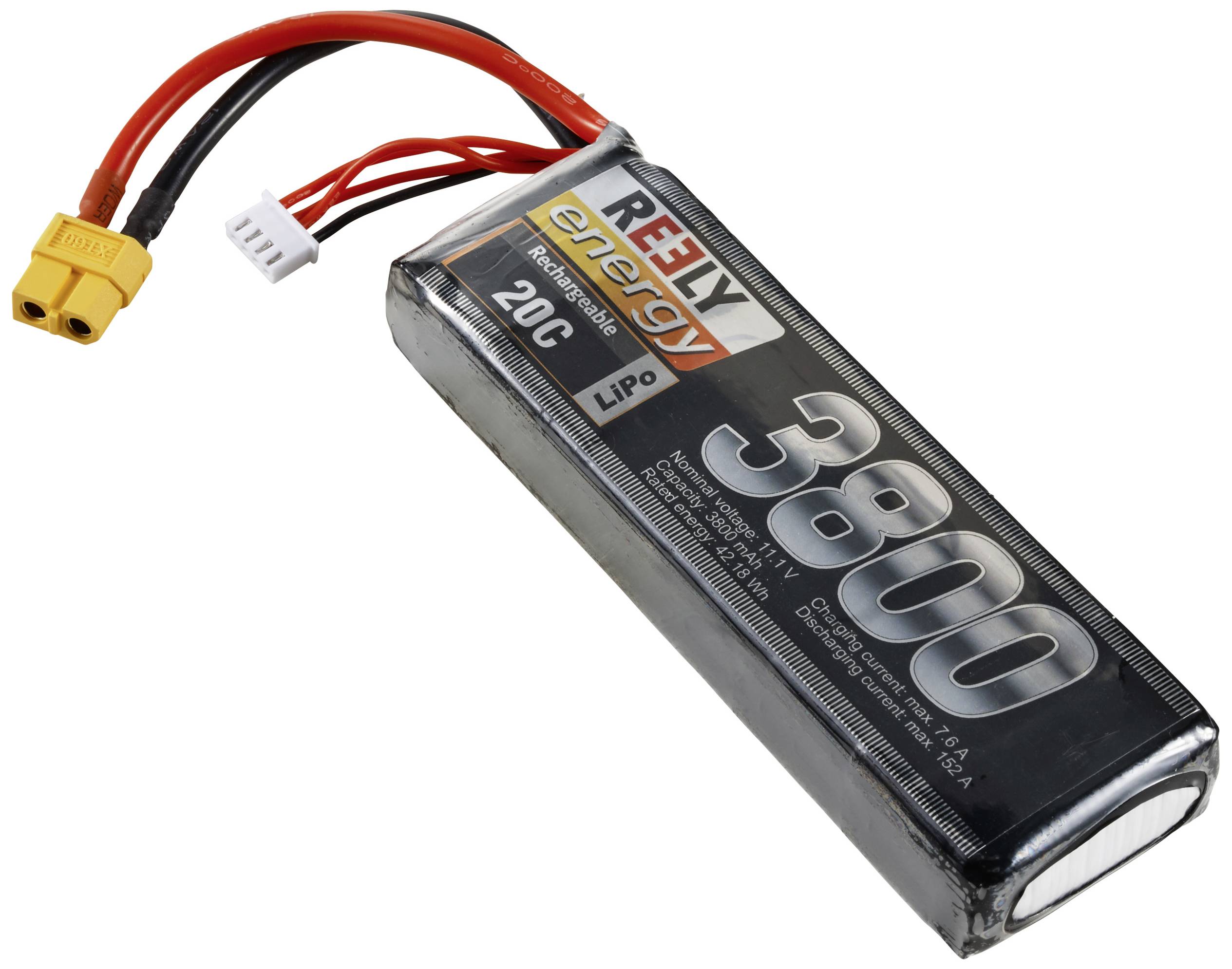 Акумуляторний блок Reely Softcase XT60 11.1V 3800mAh 20C LiPo