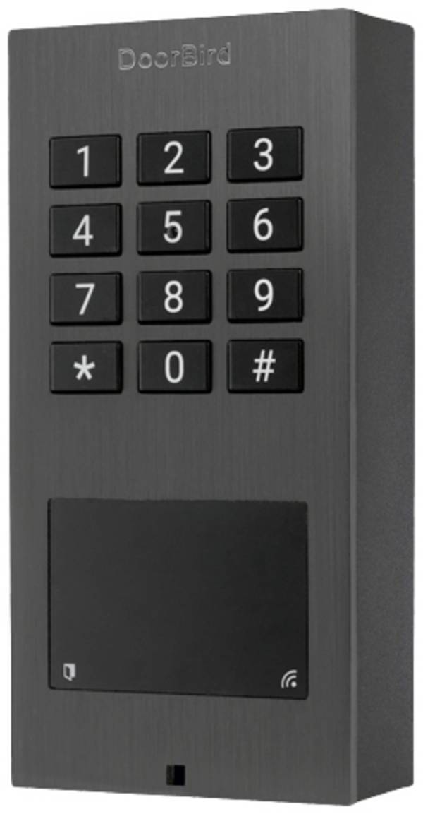 Klawiatura kodowa z RFID DoorBird 423872202 nadtynkowy IP65 z podświetlaną klawiaturą