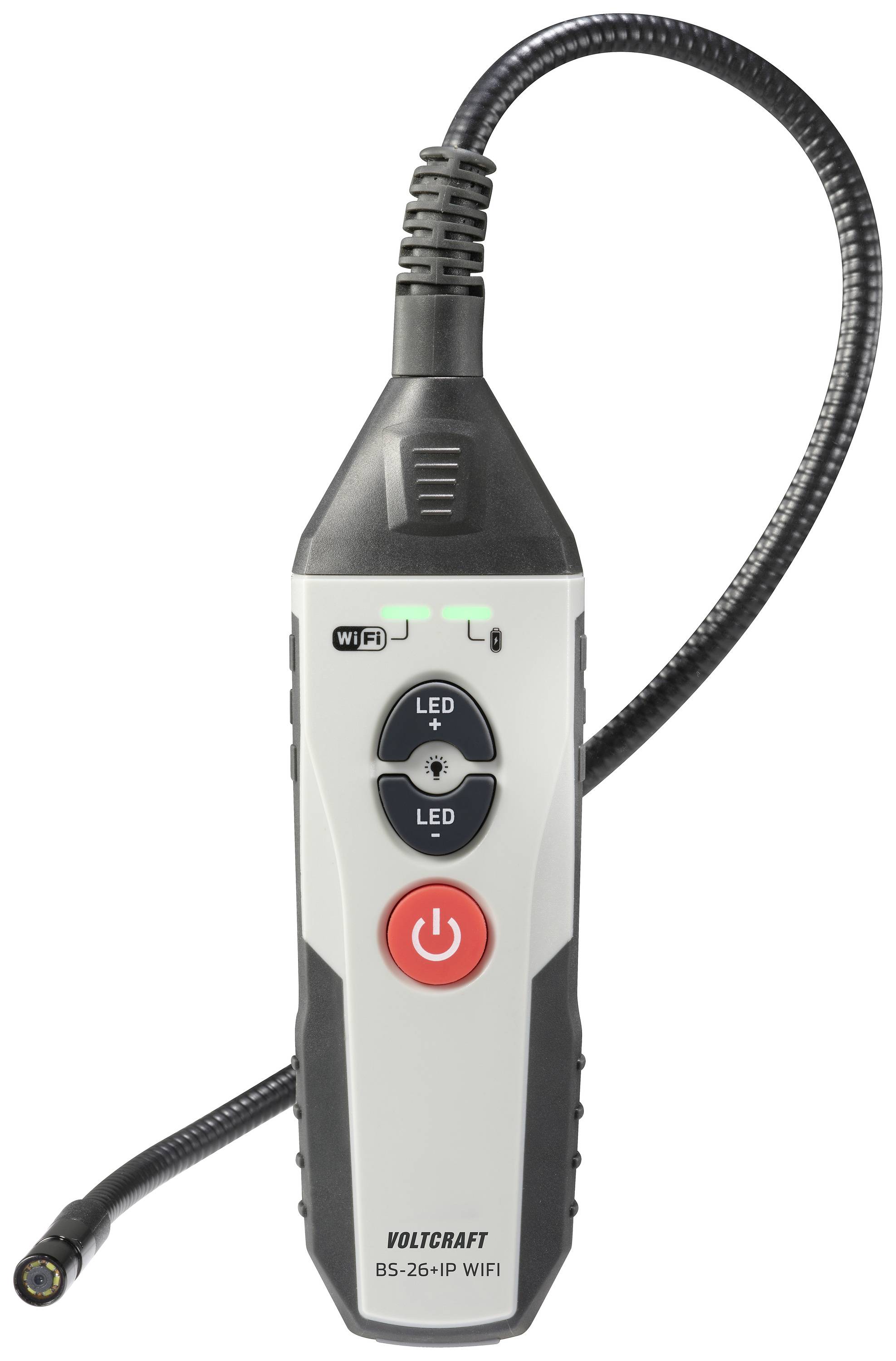 Інспекційна камера VOLTCRAFT BS-26+IP WIFI Діаметр зонда: 9 мм Довжина зонда: 1 м